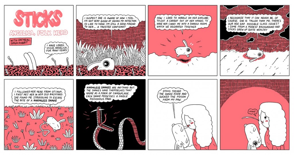 Michael DeForge, 'Sticks Angelica, Folk Hero'.