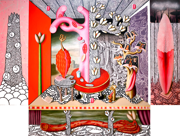 Robin Mason, The Funfair and the Altarpiece 2. Image courtesy of BLOCK 336.