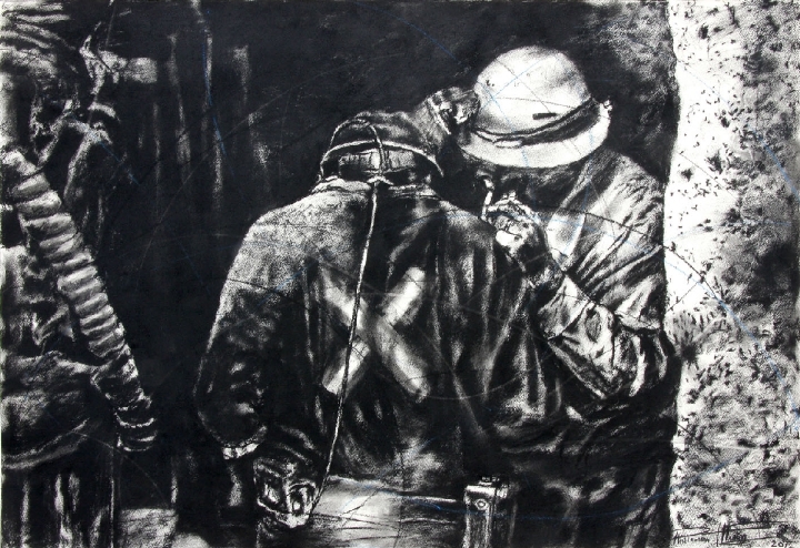 Phillemon Hlungwani Bulavirisano wu ni nkoka VII- (the importance of communication) - Courtesy of John Martin Gallery