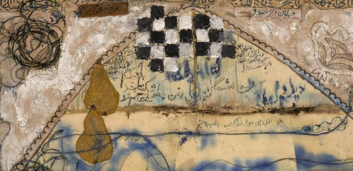 Siah Armajani - Wall (detail), 1958. Courtesy of the artist and Beam Contemporary Art, New York, London. Photograph by Larry Marcus.