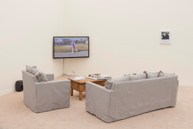 Pilvi Takala, 'Drive With Care' (2013). Installation view. Courtesy of the artist + Carlos/Ishikawa, London.