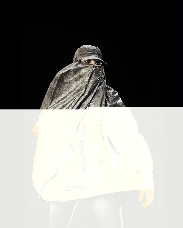 Adam Harvey, ‘Anti-Drone’ Burqa (2013). 