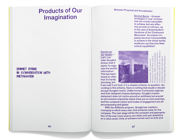 All Possible Futures, p66-67. Image courtesy Bedford Press.