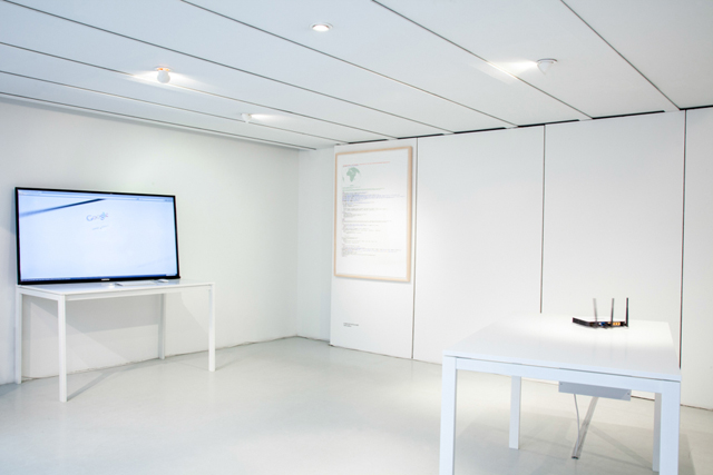 Constant Dullaart. YIA 2013 install view. © vinciane verguethen. Image courtesy XPO gallery.