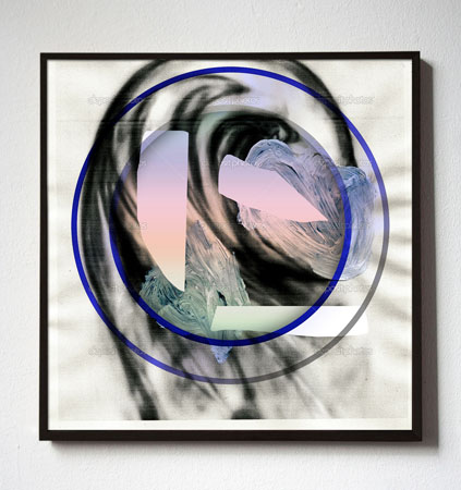 Harm van den Dorpel, 'Untitled' from the In Exile series (2013). Digital print on paper and glass, 105x105cm. Image courtesy the artist.