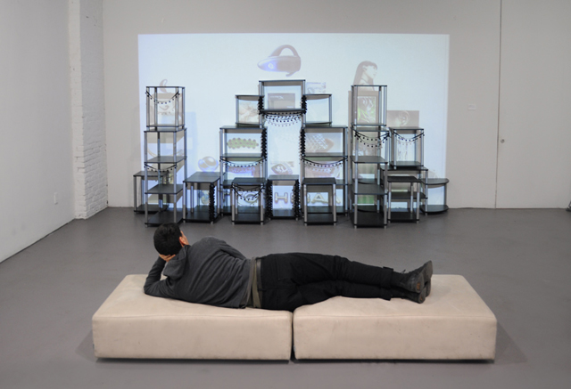 Kari Altmann, Tribal Council (‘R-U-In?S‘ Retrospective, Native Arrangement) (2013). Image courtesy of the artist.