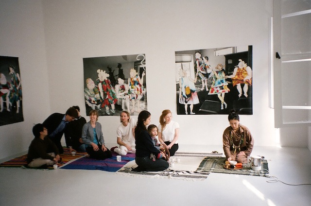 Tea Ceremony with Ready Mades by Mai Ueda. Installation photos courtesy The Composing Rooms.