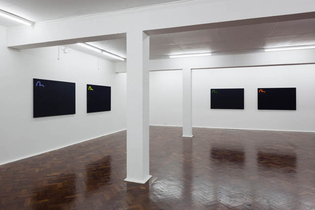 Dean Blunt, New Paintings (2014) @ [ space ]. Courtesy the gallery.