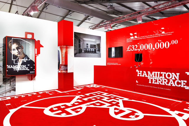 Shazhai Biennial No. 5 installation view @ Frieze London 2014. Courtesy the artists and Project Native Informant.