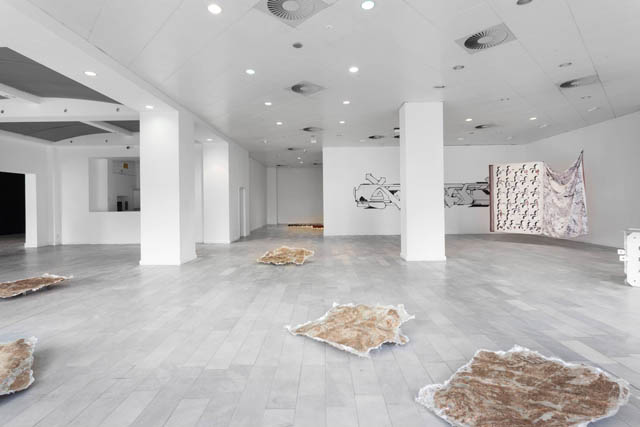 'One step ahead moving backwards' (2014) installation view. Photo by Ivo Gretener. Courtesy LEAP, Berlin.