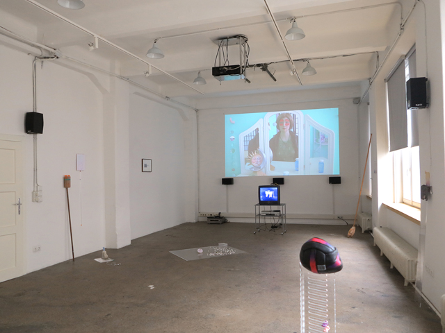 DOUBLE (2014) @ Medienwerkstatt Wien exhibition photos. Courtesy the artists.