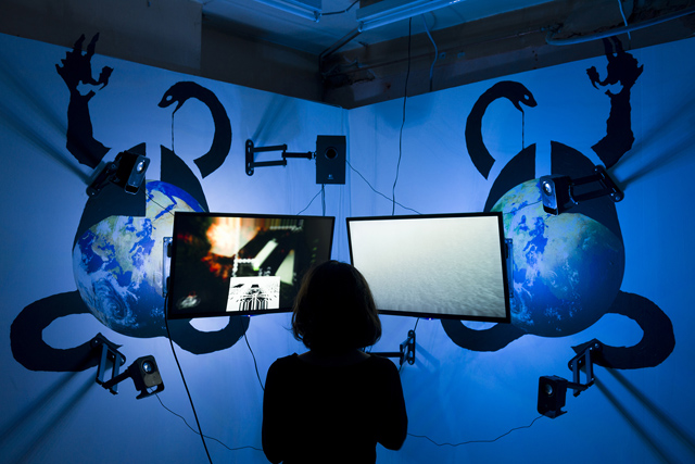 Viktor Timofeev, Proxyah v2 (2015) @ Jupiter Woods. Exhibition view. Courtesy the artist.