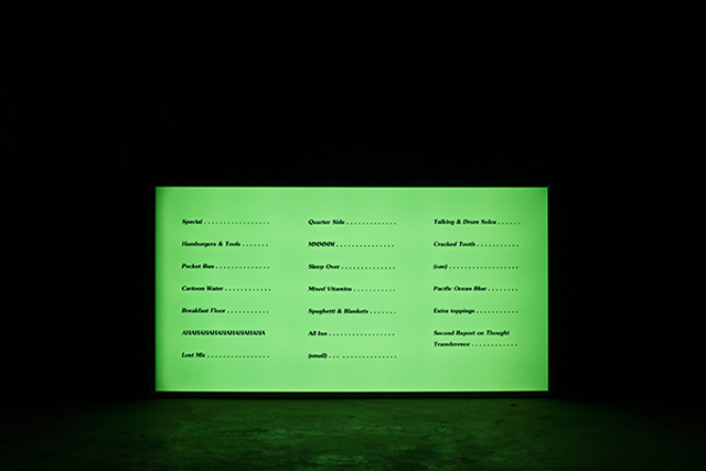 Mikko Kuorinki + Carl Palm, 'Menu (True Blue)' (2014). Courtesy SIC Space.