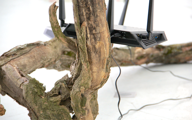 Tilman Hornig, 'TXT on Devices' (2015). Install view. Courtesy Dustin Cauchi + Francesca Mangion.