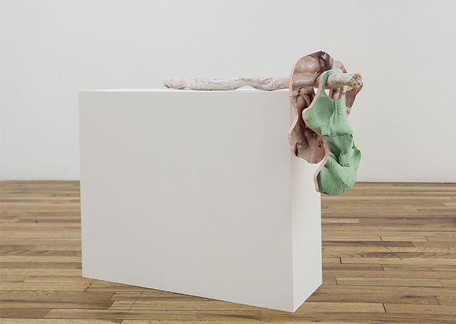 'Two Surfaces and a Squish' (2015), installation view. Image courtesy Kansas.