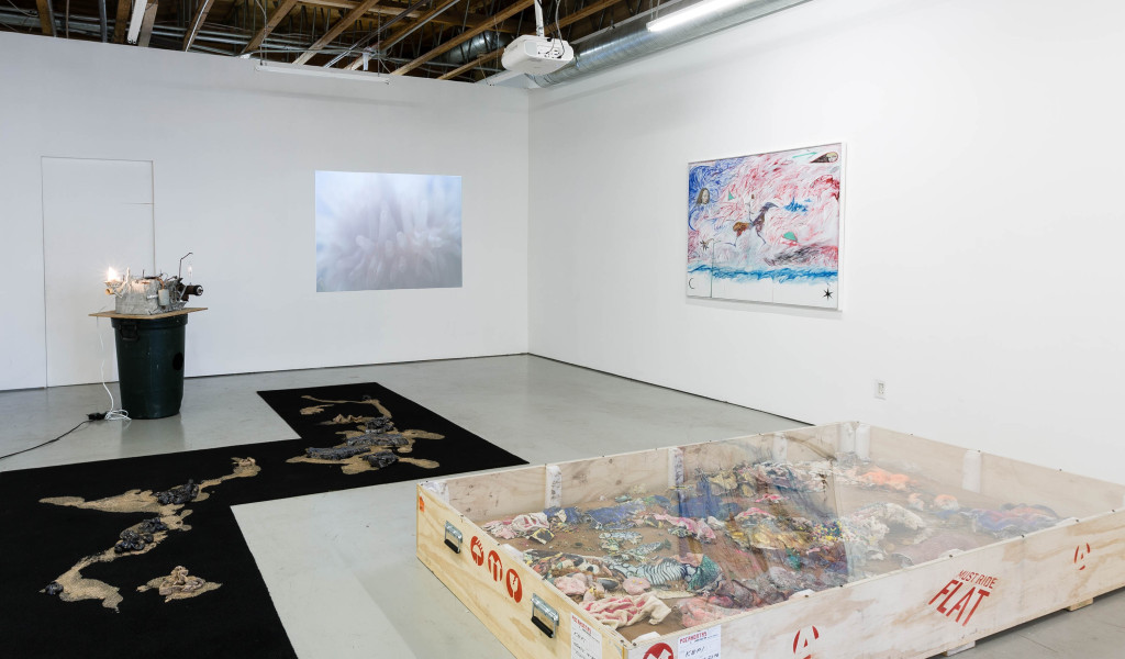 Dredgers On the Rail (2015). Exhibition view. Courtesy Freedman Fitzpatrick, Los Angeles.