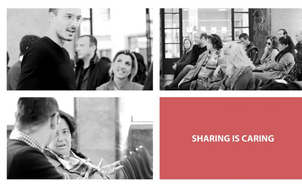 AirBnB Pavilion, 'Community Development Meeting' (2014). Courtesy the artists.