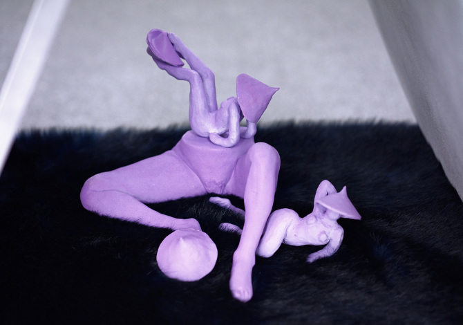Zadie Xa, 'Diamond Mami with the Slanted Eyes' (2014). Detail. Courtesy the artist. 