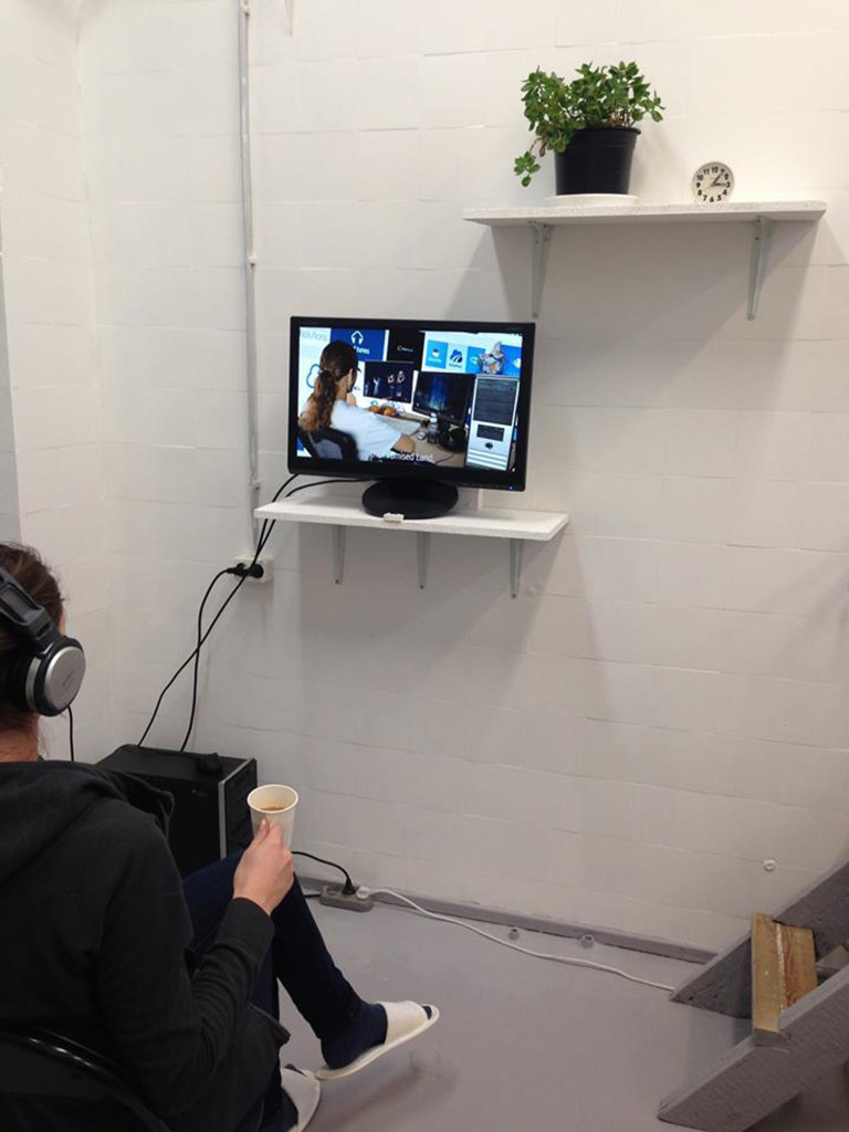 SKATKA, Official Office setup showing 'State of Cloud' (2014). Courtesy Konstanet.