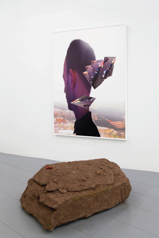 Anne de Vries, THE OIL WE EAT (2014) @ Martin van Zomeren, Amsterdam. Top-bottom 'At Roquebrun' (2014) and 'Interface - Il Casolare' (2014). Courtesy the gallery.