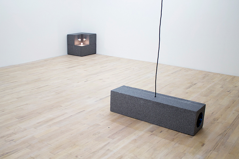 Piotr Łakomy, Life Size Shadow (2013) @ The Sunday Painter. Installation view. 