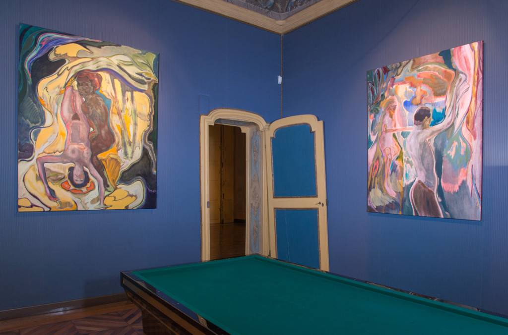 Works by Michael Armitage @ Artissima (2015). Exhibition view. Photo © White Cube (Ben Westoby). Courtesy ARTUNER.