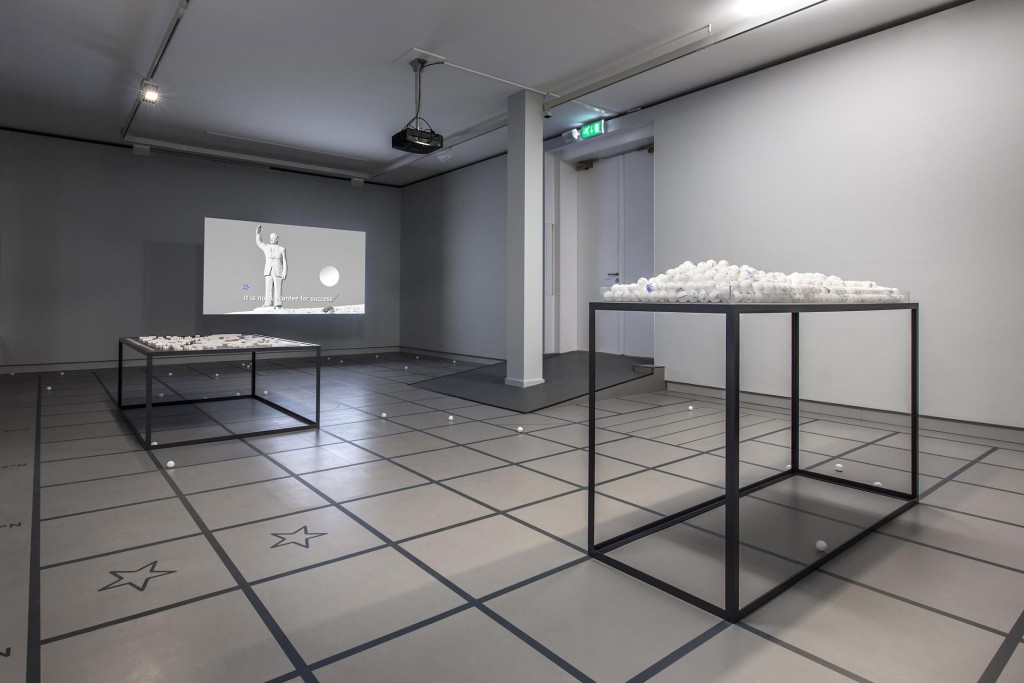 Foundland, Failed Futures & Extended Borders (2015) @ Prix de Rome, de Appel, Amsterdam. Exhibition view. Photo by Daniel Nicolas. Courtesy the artists. 
