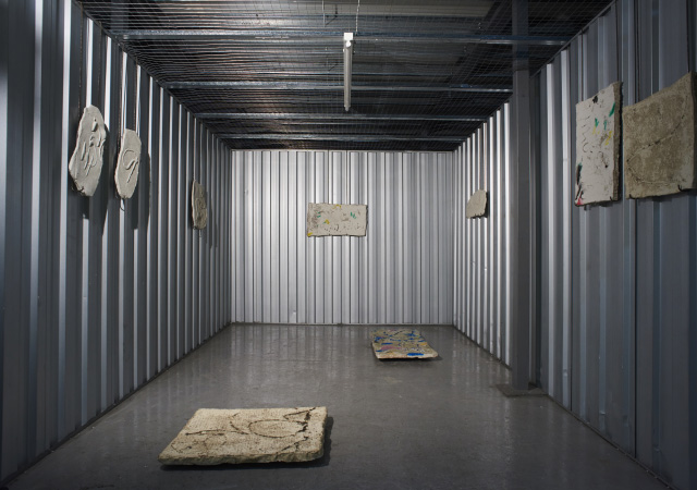 Menna Cominetti + Sophie Lee, Boy, '12 (2015) Exhibition view. Courtesy Lock Up International, London.