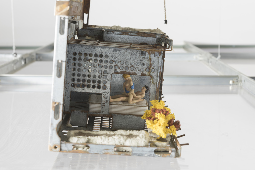 Andrew Norman Wilson, 'Global Mosquito City Proposal' (2015). Install view. Courtesy Chewday's, London.