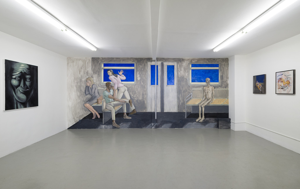 Julien Ceccaldi, King and Slave (2016). Exhibition view. Courtesy Jenny's, Los Angeles.