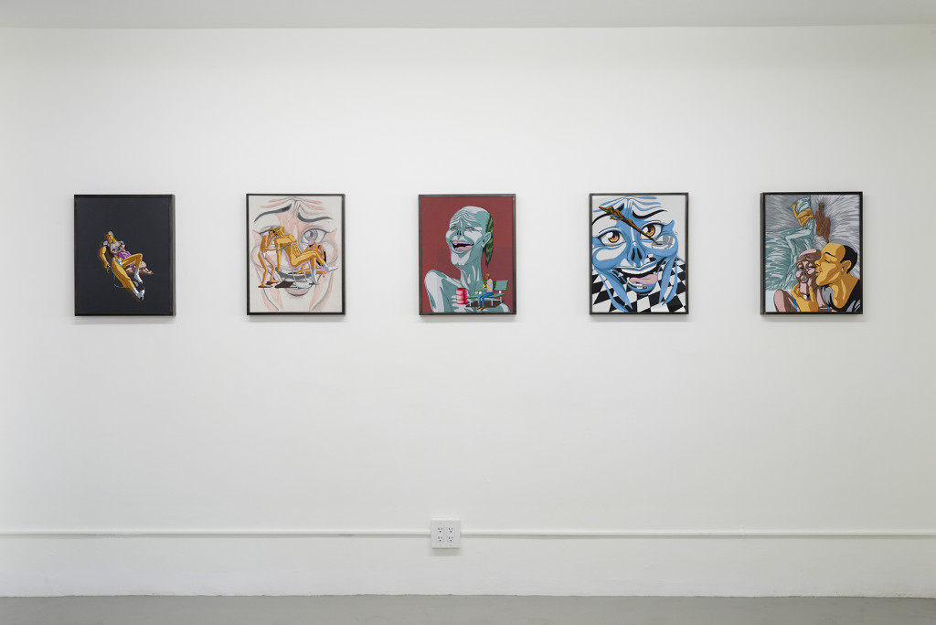 Julien Ceccaldi, King and Slave (2016). Installation view. Courtesy Jenny's, Los Angeles.