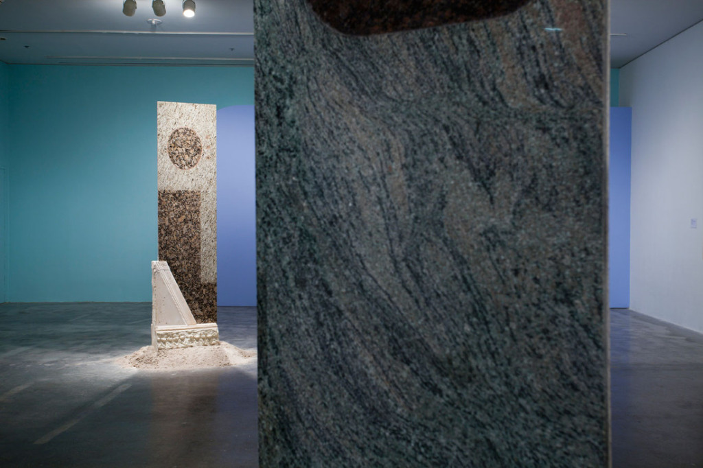 Left to right: Loriel Beltran, 'Unknown kitchen monument', 'Unknown Bathroom monument' (2013). Courtesy the artist.