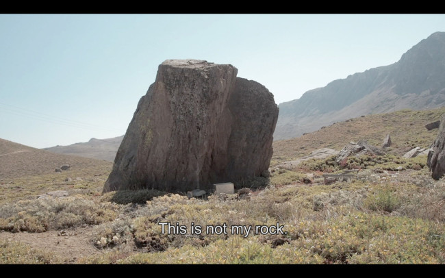 Constanza Alarcón Tennen, 'The seat, the child and the mountain' (2014). Courtesy the artist.