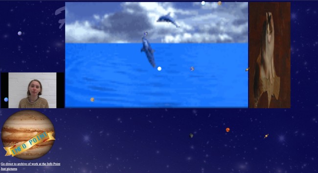 Holly White's website (2016) (screenshot). Courtesy the artist.
