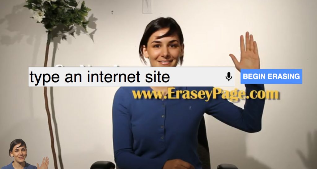Jillian Mayer with Eric Schoenborn, Erasey Page (2012). Screen shot. Courtesy the artist.