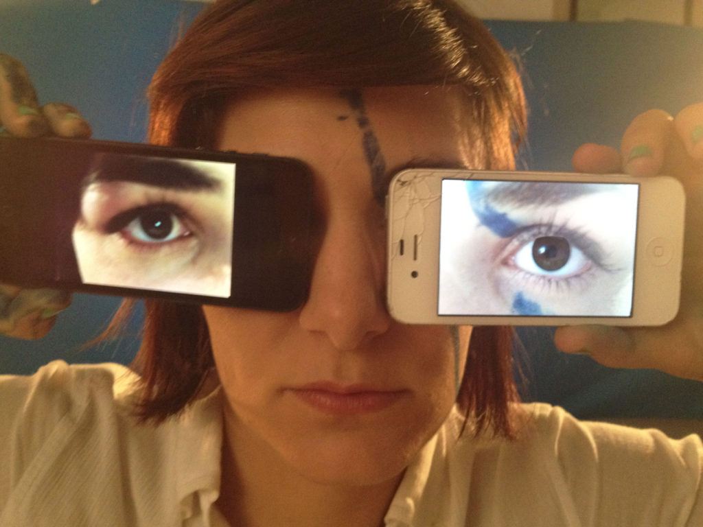 Jillian Mayer, '#PostModem' (2014). Video still. Courtesy the artist.