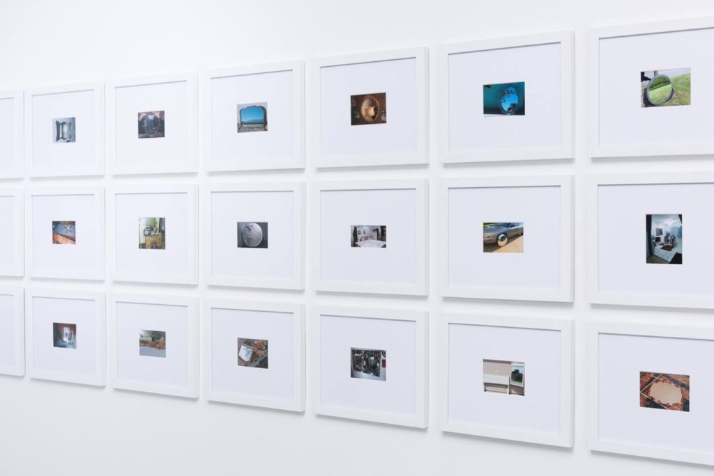 Eric Oglander, Craigslist Mirrors (2016). Install view. Courtesy Soho Revue Gallery, London.