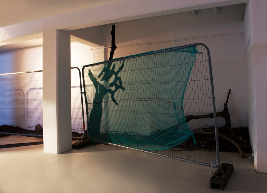 Joey Holder + Viktor Timofeev, Lament of Ur (2015). Installation view. Courtesy of Karst Contemporary, Plymouth.