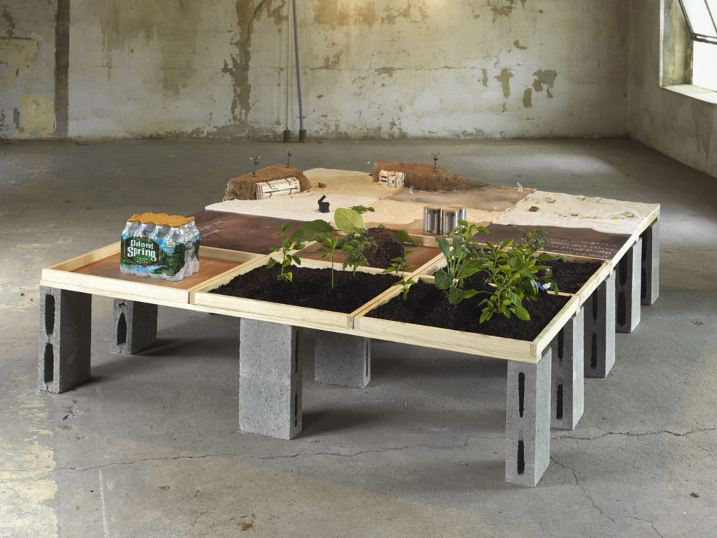 Loney Abrams + Johnny Stanish, 'wargame terrain board' (2016). Courtesy the artists + Knockdown Center, New York.