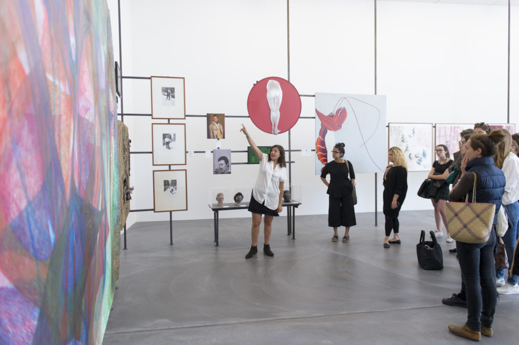 Guided Tour by Francesca Gavin. Copyright Eduard Meltzer + Manifesta 11, Zurich.