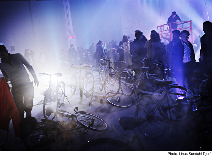 Toni Wrånes, ‘Rickshaw Ballet’. Installation view. Courtesy the artist.