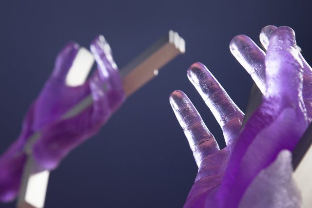 George Henry Longly, ‘Touch it, bring it, babe, watch it, Turn it, leave it, stop, format it, Touch it, bring it, babe, watch it, Turn it, leave it, stop, format it’ (2016). Detail. © Sylvie Chan-Liat. Courtesy the artist + Valentin, Paris.