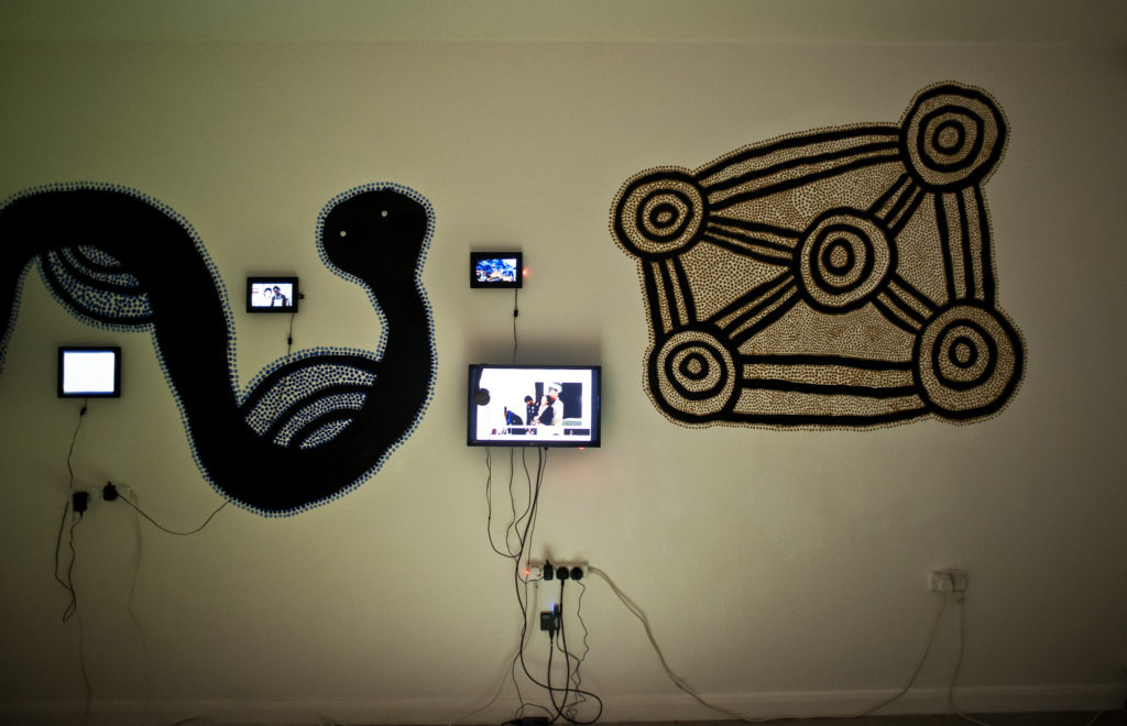 Networking the Unseen (2016). Exhibition view. Courtesy Furtherfield, London.