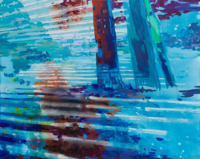 Michelle Jezierski, 'Splice', (2015). Mixed Media on canvas. Photo courtesy of artist + Marcus Schneider