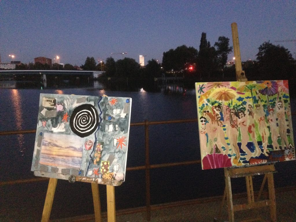 Comedy Club 2 (2016) @ Project Space Festival, Berlin. Exhibition view. Photo by + courtesy of Mitch.