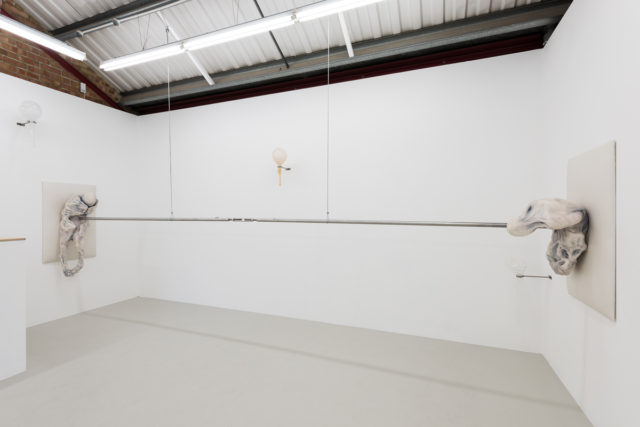 Ivana Basic, 'Throat Wanders Down the Blade,' (2016). Installation view. Courtesy the artist + Annka Kultys gallery, London.