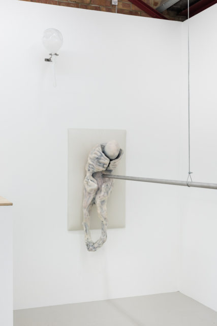 Ivana Basic, 'Throat Wanders Down the Blade,' (2016). Installation view. Courtesy the artist + Annka Kultys gallery, London.