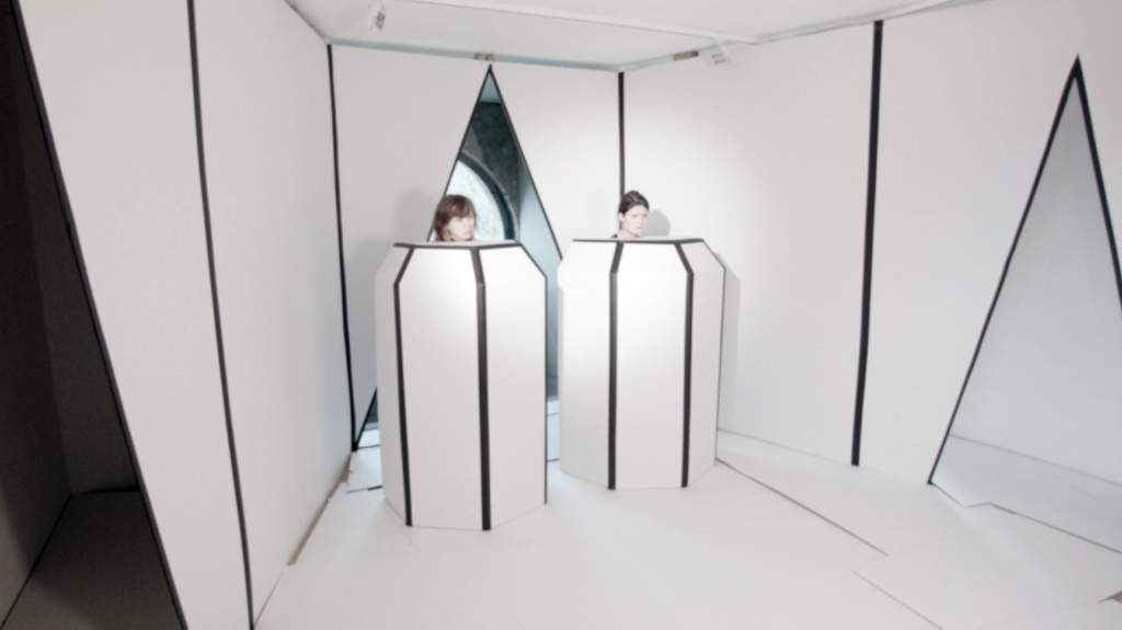 Pil and Galia Kollectiv, Progress Report from the Strategic Sanctuary for the Destruction of Free Will (2016). Installation view. Photo by Eoin Carey. Courtesy Pump House Gallery, London.