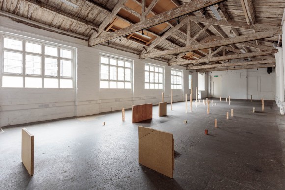 Augustas Serapinas, 'Dusting the Grounds', (2016). Installation view. Courtesy the artist + Emalin @ DRAF Studio. Photo: Mark Blower