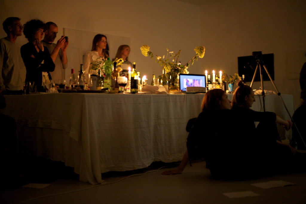 Mr. & Mrs. Philip Cath, 'Evensong' (2016). Performance view. Courtesy the artists + Almanac, London.